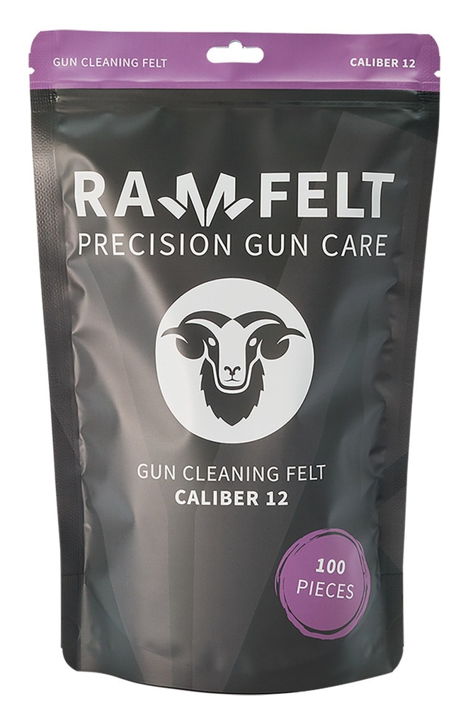 Waffenreinigungsfilz .12 Ramfelt 100er Pack