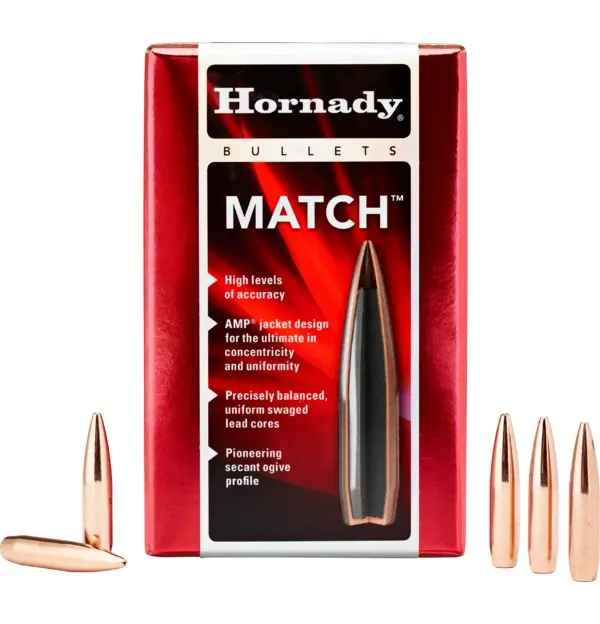.30 .308 BT HP Match 155 grs Hornady
