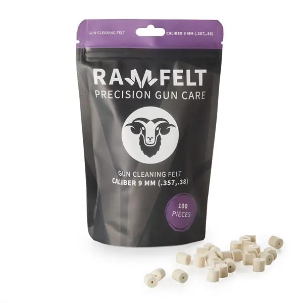 Waffenreinigungsfilz 9 mm Ramfelt 100er Pack
