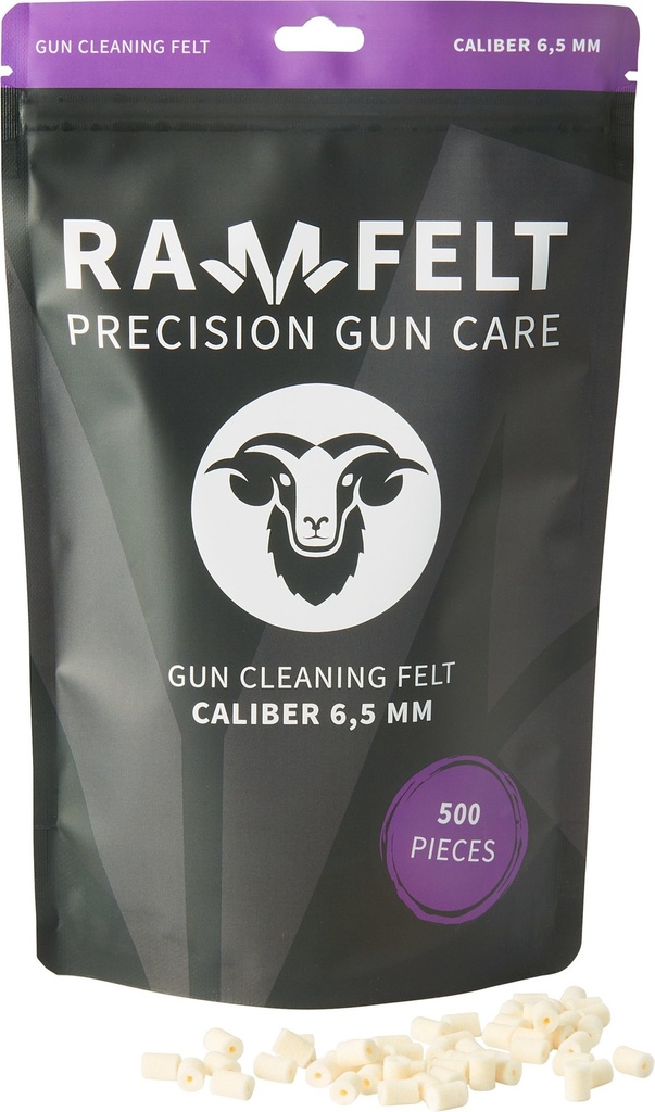 Waffenreinigungsfilz 9,3 mm Ramfelt 100er Pack