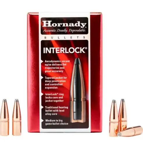  .30 .308 BT SP Interlock 180 grs Hornady